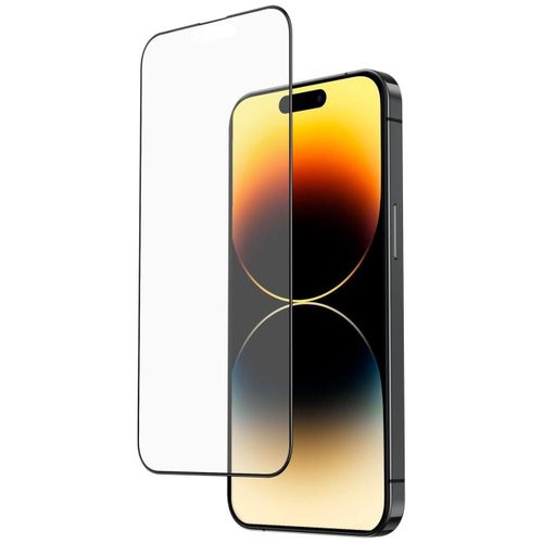 IPhone 15, 15 Plus, 15 Pro, 15 Pro Max Full Glue Tempered Glass-Black