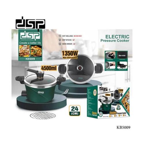 Dsp Electric Pressure Cooker 4.5ltr, 1350W - Dark Green