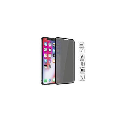 IPhone X, XR, XS, XS Max Full Cover Black Privacy Tempered Glass Screen Protector-Black