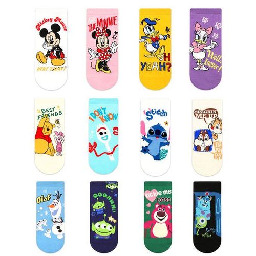 Donald Cotton Duck Socks Short Daisy Cartoon Lady Disney