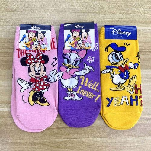Donald Cotton Duck Socks Short Daisy Cartoon Lady Disney