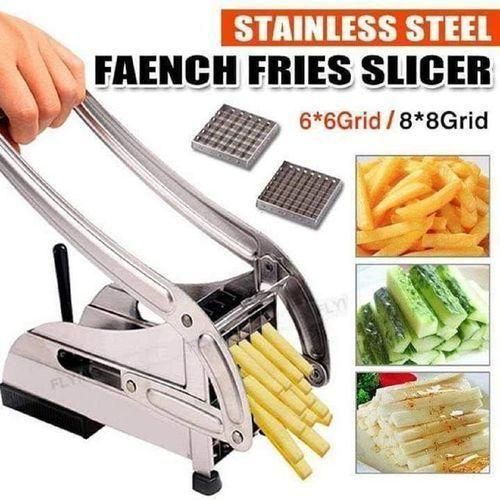 Other Stainless Steel Fries Cutter (Chips Cutter)-Silver