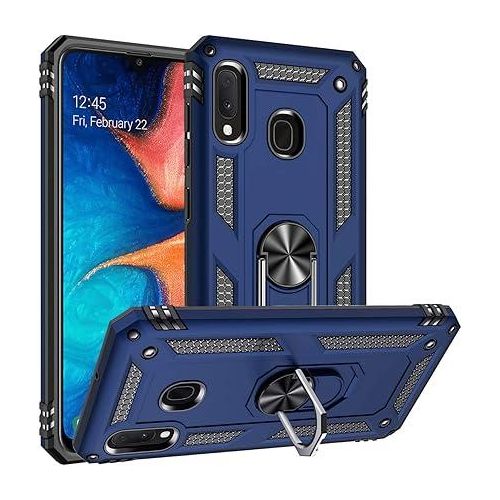 Samsung Galaxy A20e Ring Armor Cover Red