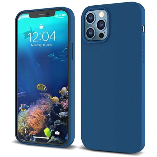 Universal Iphone 11 Pro Max Soft Rubber Liquid Silicone Case Cover Blue