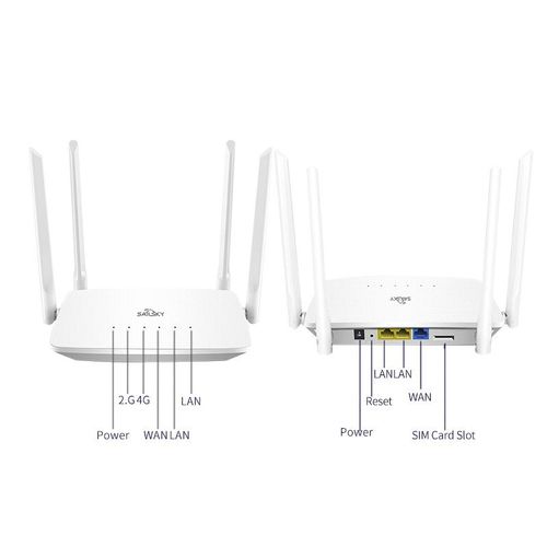 4G LTE 300Mbps CPE Routers Wireless Routers With Sim Card
