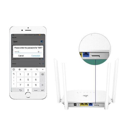 4G LTE 300Mbps CPE Routers Wireless Routers With Sim Card