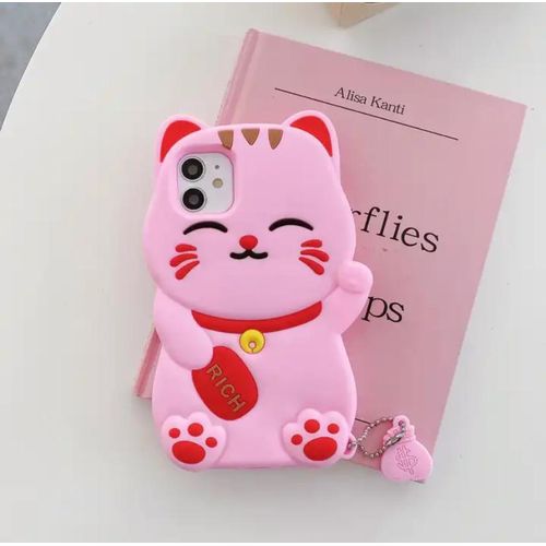Apple Cute Pink Cartoon Character Phone Case For iPhone 11 , iPhone 12 , iPhone 13 , iPhone 14 , IPhone 15 Phone Case and Phone Cover