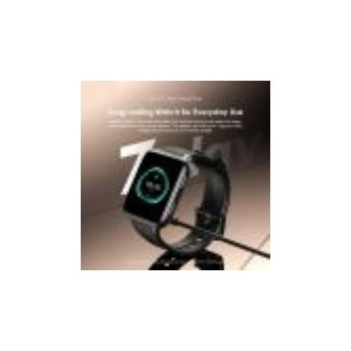 Oraimo Watch 3 Plus Clear Call 1.83'' TFT Color Screen IP68 Dust & Water Resistance Smart Watch- Black