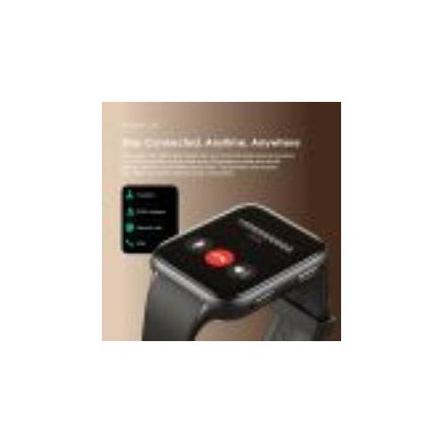 Oraimo Watch 3 Plus Clear Call 1.83'' TFT Color Screen IP68 Dust & Water Resistance Smart Watch- Black