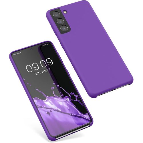 Samsung Galaxy S21 fe, S21, S21 Plus, S21 Ultra Silicone Phone Cover with Soft Finish - Orchid Purple