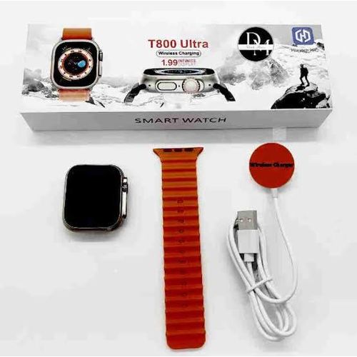 T800 Ultra Smartwatch Waterproof Watch for iOS and Android - Black