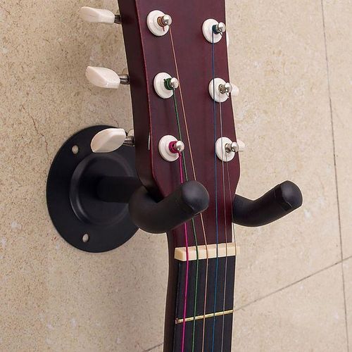 MT Round Guitar Hanger Wall Stand Hook Holder Fit For Many Musical Instruments-black