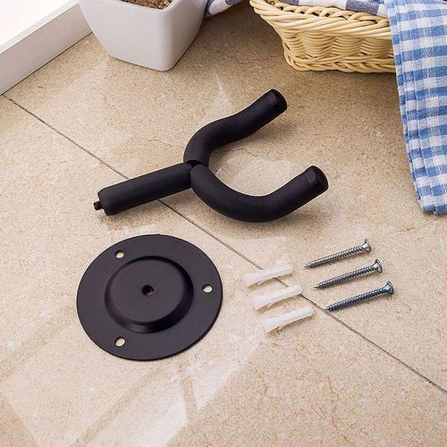 MT Round Guitar Hanger Wall Stand Hook Holder Fit For Many Musical Instruments-black