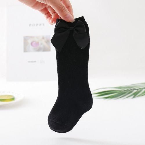 Girls Toddlers New Socks Knee Sock Brand Long Baby Bow Kids