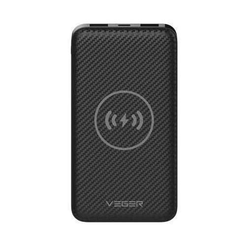 VEGER Wireless Charging Power Bank 20000mAh - Black