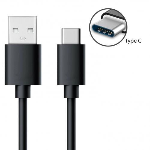 USB-Type C Data Charging Cables - Black