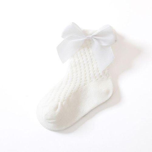 Toddler Girls Kids Solid Princess Socks Cute Spainish Big