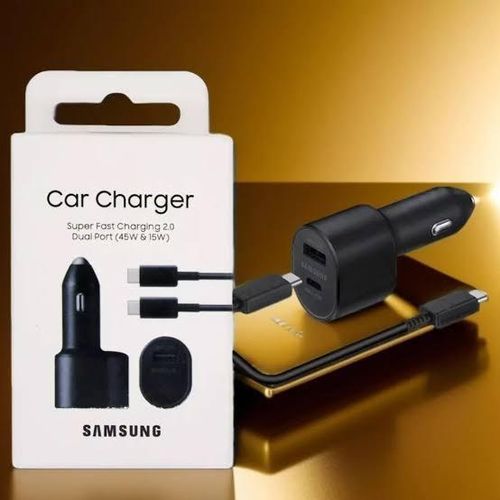 Samsung Super fast car charger 45W.