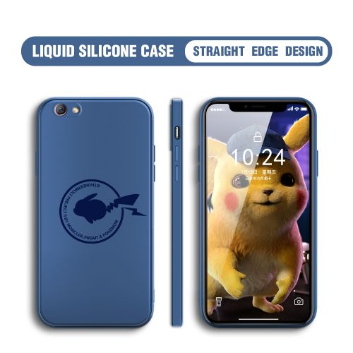 Phone Case OPPO R9S Plus Shadow Pikachu Silicone Phone Cover