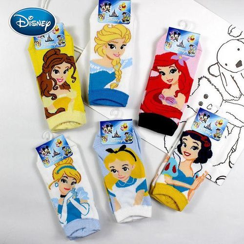Disney Princess Socks Girls Socks Cotton Cotton