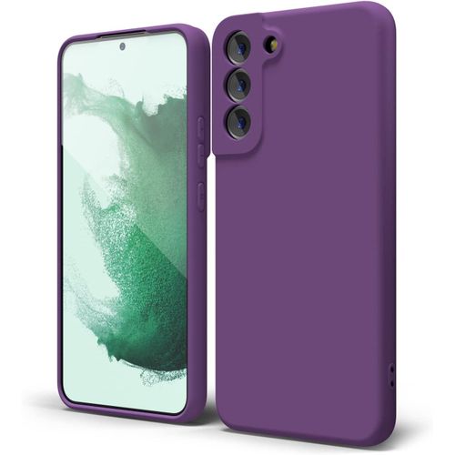 Samsung Galaxy S22, S22 Plus, S22 Ultra Silicone Phone Cover With Soft Finish - Orchid Purple
