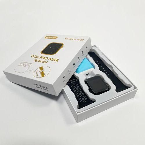 Smartwatch Earphone 2 in 1 Best Popular Waterproof Sports Fitness Dual Straps Smart Watch Earbud black Blacks