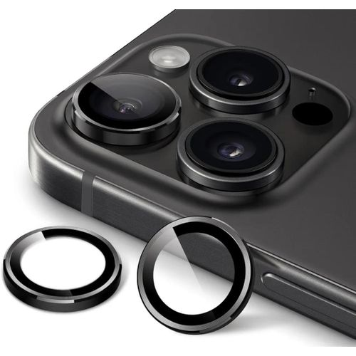 Universal IPhone 14 14 Pro 14 Pro Max Point Drill Camera Lens Protector Circle Camera Glass Protector Black