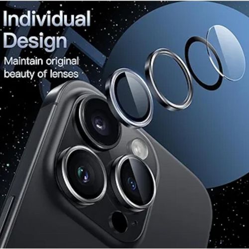 Universal IPhone 14 14 Pro 14 Pro Max Point Drill Camera Lens Protector Circle Camera Glass Protector Black