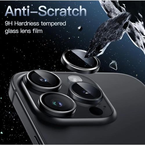 Universal IPhone 14 14 Pro 14 Pro Max Point Drill Camera Lens Protector Circle Camera Glass Protector Black