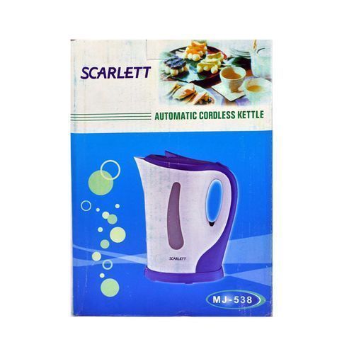 Plastic Electric Kettle, 2Litres - White