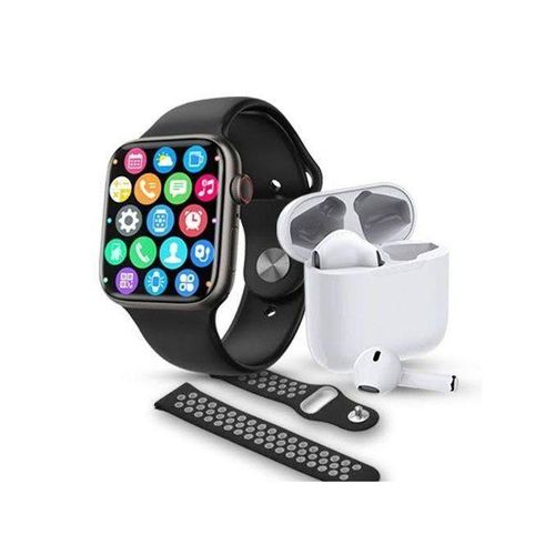 Smart w26 Pro Max Smartwatch Series 8 + Free Airpods - Black
