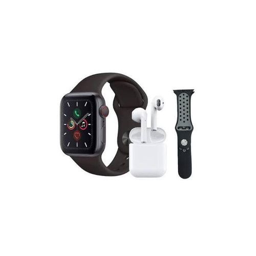 Smart w26 Pro Max Smartwatch Series 8 + Free Airpods - Black