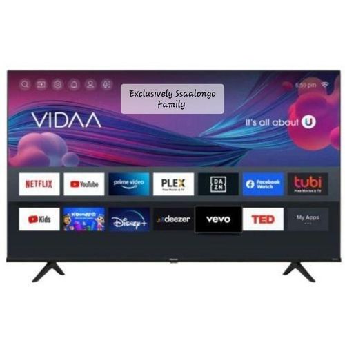 Hisense 32" Inch 4K Smart Frameless 2024 Design HD TV - Black