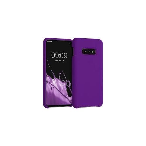 Samsung Galaxy S10e, S10, S10 Plus, S10 5G  Protective Liquid SIlicone Cover- Purple