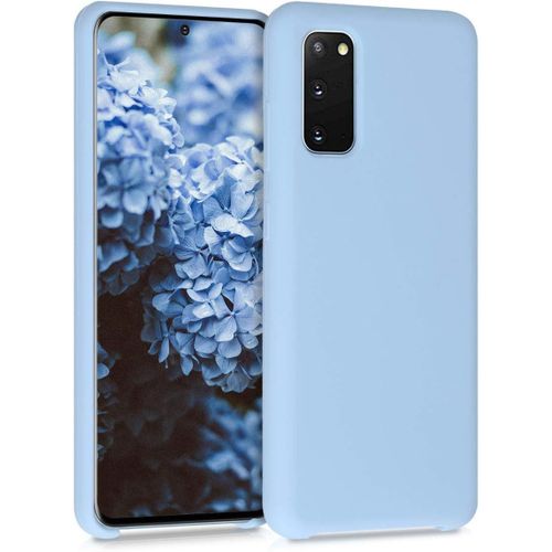 Samsung Galaxy S20 5G Silicone Cover -Sky Blue