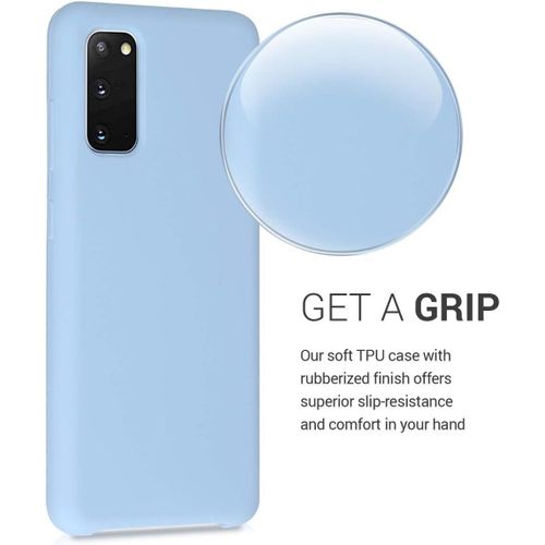 Samsung Galaxy S20 5G Silicone Cover -Sky Blue