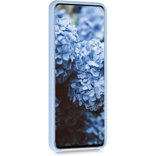 Samsung Galaxy S20 5G Silicone Cover -Sky Blue