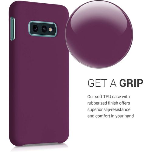 Samsung Galaxy S10e, S10, S10 Plus, S10 5G Silicone Case-Maroon