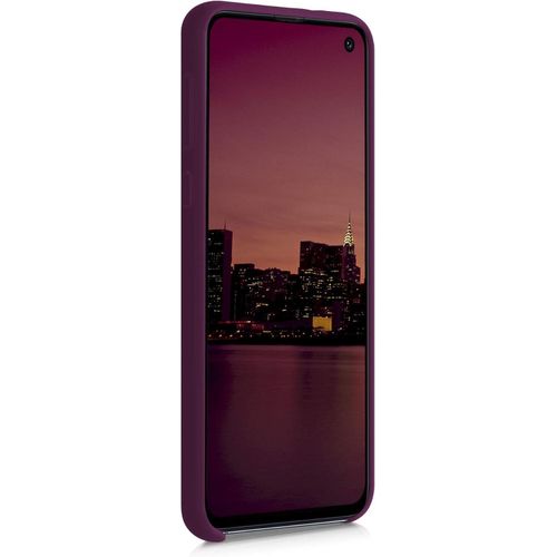 Samsung Galaxy S10e, S10, S10 Plus, S10 5G Silicone Case-Maroon