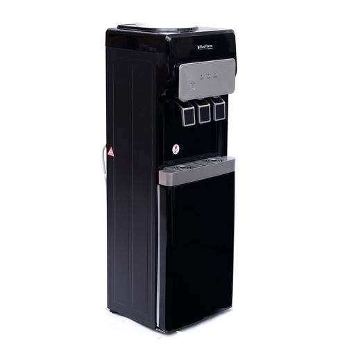 Blueflame Water Dispenser Hot Cold And Normal With Storage Cabinet - Black