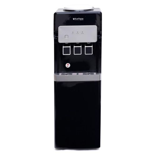 Blueflame Water Dispenser Hot Cold And Normal With Storage Cabinet - Black