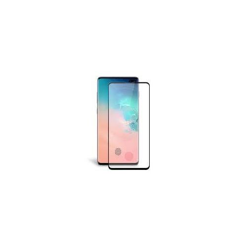 Samsung Galaxy S10e, S10, S10 Plus, S10 5G Tempered Glass Full Glue Screen Protector Full Screen Coverage Edge To Edge UV Tempered Glass With Unbreakable Flexible Protector Back Guard-Black