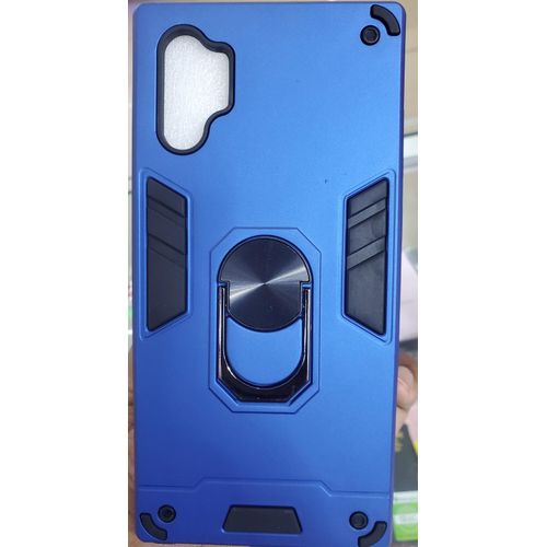 Samsung Galaxy Note 10, Note 10 Plus, Note 20, Note 20 Plus Ultra Case,  With Military-Grade Metal Ring Holder Stand Drop Tested Shockproof Cover Case -Blue