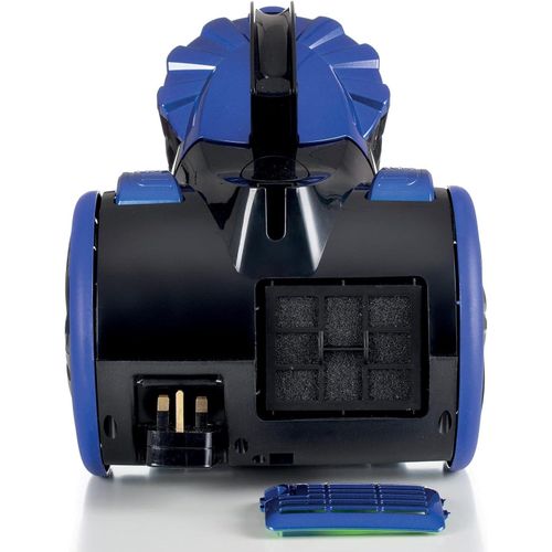 Multi Cyclonic 1800W Bagless Vacuum Cleaner with Anti Bacteria, Pet Care VBP50-Black/Blue(1 YR WRTY)