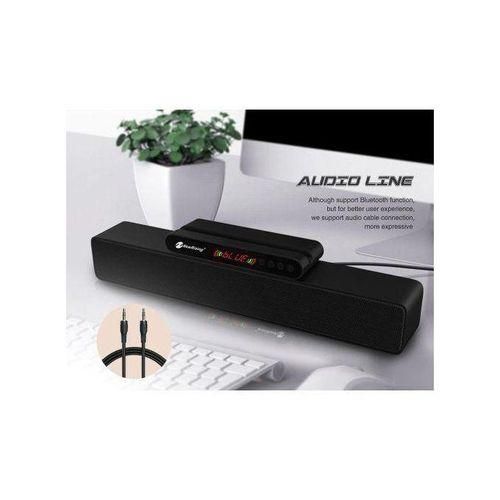 Newrixing Wireless Speaker Bluetooth Soundbar X-Bass - Black Grey