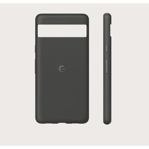Google Pixel Pixel 7a Luxury Soft Rubber Liquid Silicone Skin Touch Feel Cover Case Black