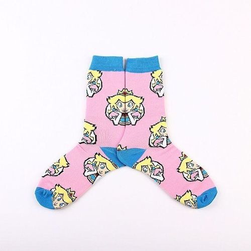 Super Yoshi Socks Mario Odyssey Bros Anime Princess New