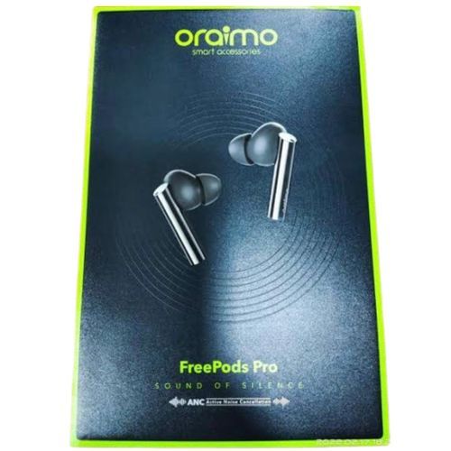Oraimo FreePods Pro ANC Active Noise Cancellation Super Bass Wireless Earbuds - Black