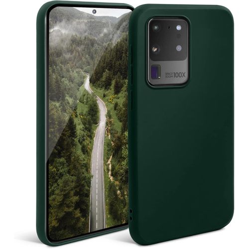 Samsung Galaxy S20 fe, S20, S20 Plus, S20 Ultra Matte Finish Lightweight Mobile Phone Case Ultra Slim Soft Protective TPU Cover-Green