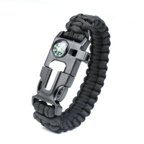 Multifunctional Hand Rope Camping Survival Adventure Emergency Compass Bracelets